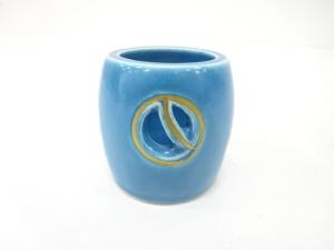 浅黄交趾釉　つぼつぼ　蓋置